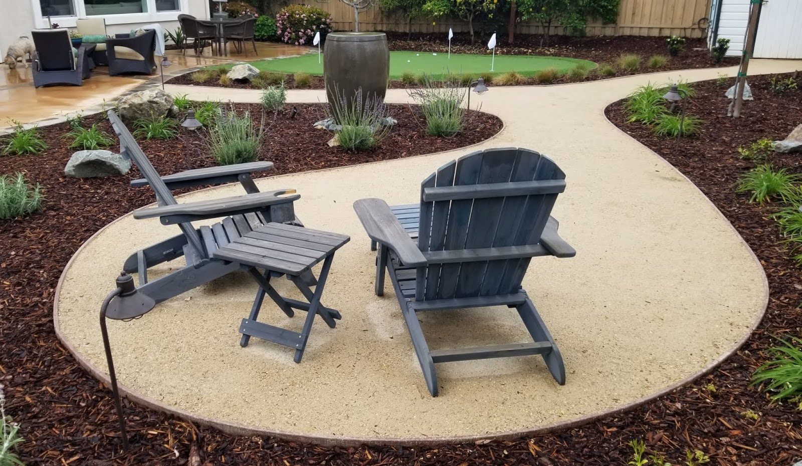 Crushed granite patio deals
